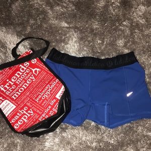 lulu lemon shorts with bag included